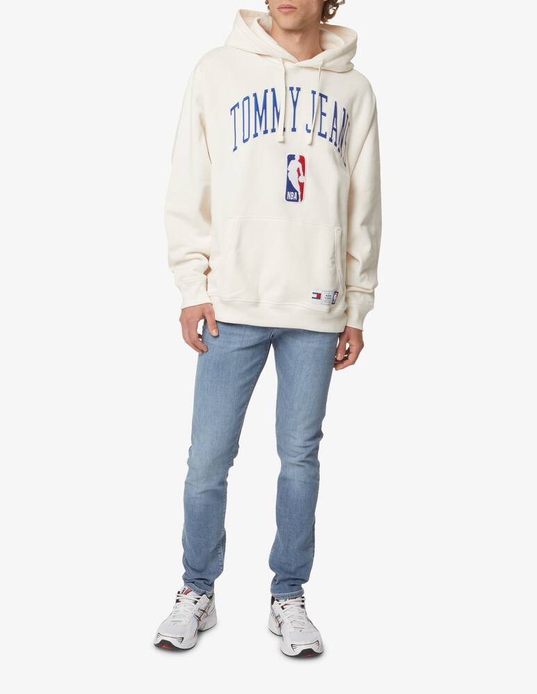 rinascente Tommy Jeans Nba heavyweight knitted jumper - ancient white