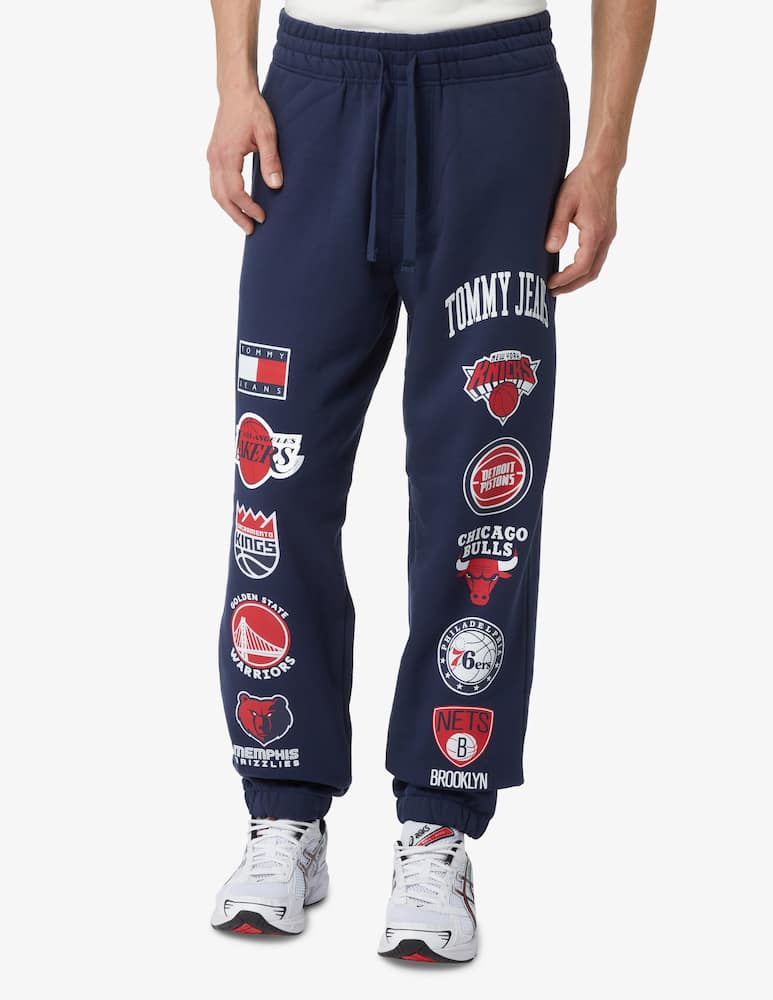 rinascente Tommy Jeans Nba pants - Blue