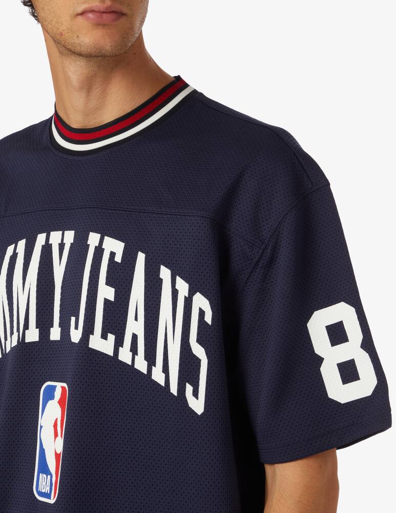 rinascente Tommy Jeans Nba mesh t-shirt - Blue