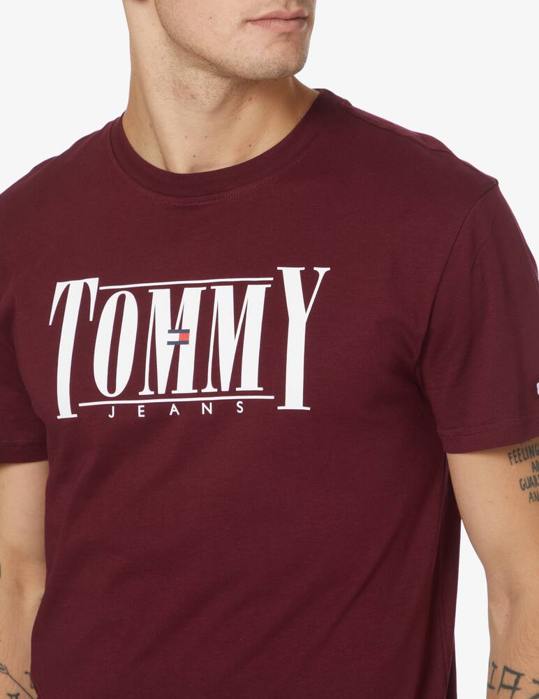 rinascente Tommy Jeans Essential t-shirt - bordeaux