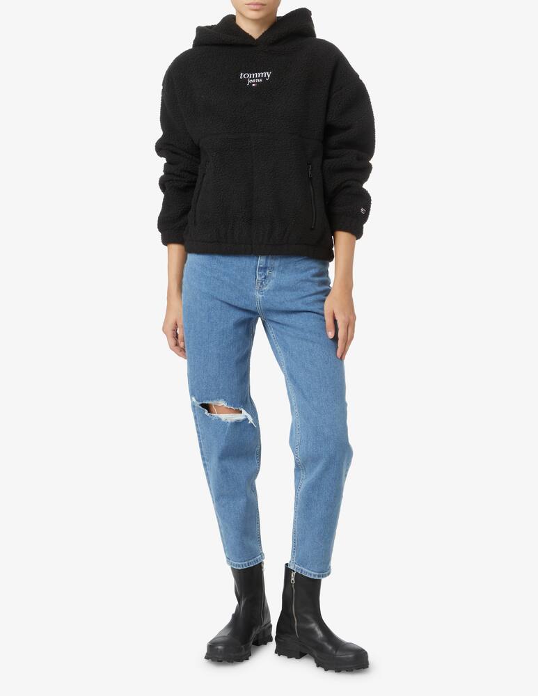 rinascente Tommy Jeans Teddy hoodie - Black