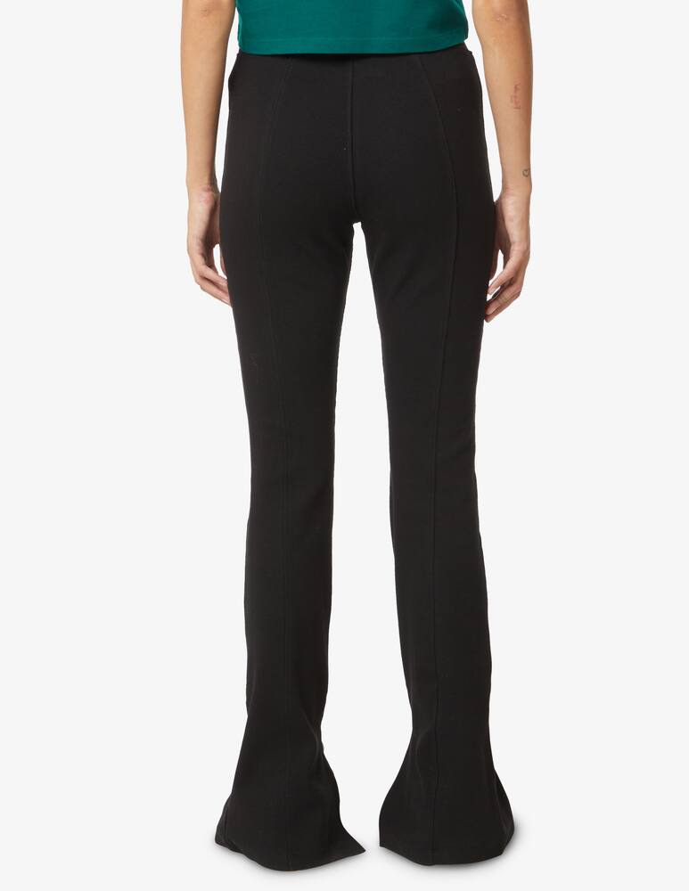 rinascente Tommy Jeans Leggings a trombetta in cotone - Nero