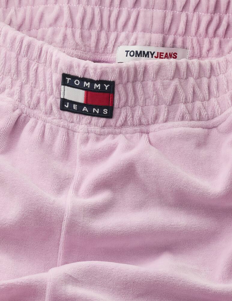 rinascente Tommy Jeans Pantaloni di tuta over in ciniglia - Rosa