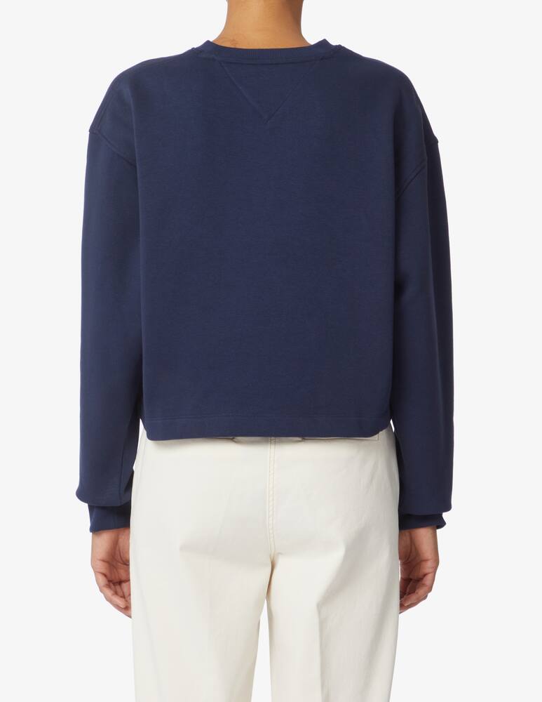 rinascente Tommy Jeans College cotton crewneck sweatshirt - Blue