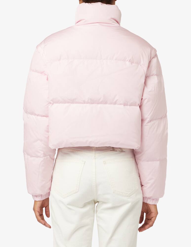 rinascente Tommy Jeans Cropped bomber jacket with detachable sleeve - Pink