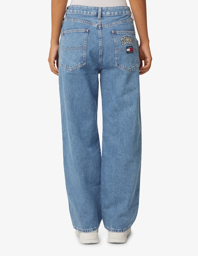 rinascente Tommy Jeans Jeans a vita media Baggy Daisy - Blu