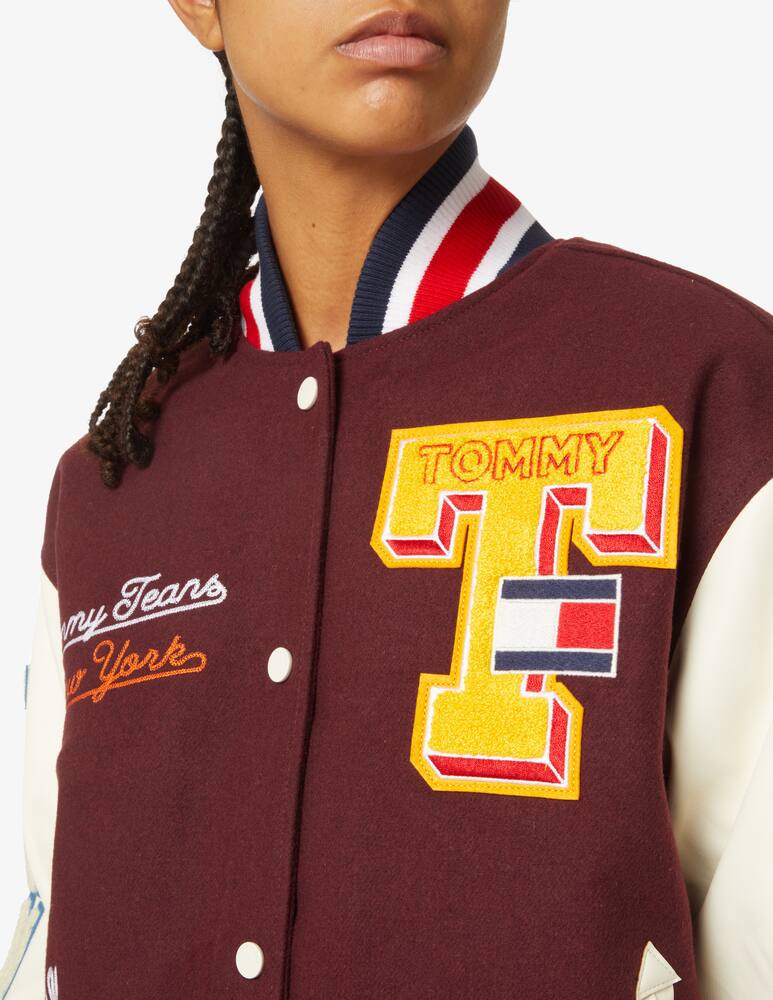 rinascente Tommy Jeans Varsity college jacket - Red