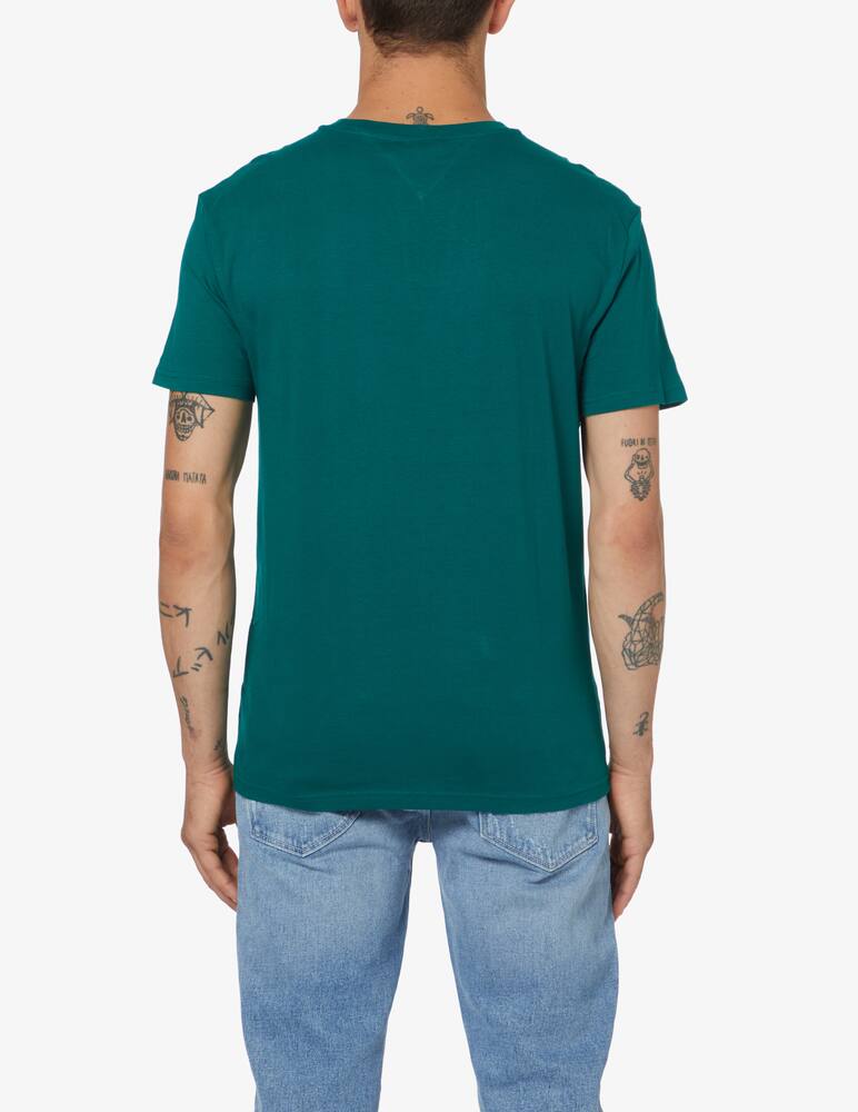 rinascente Tommy Jeans Maglietta essential con logo - verde