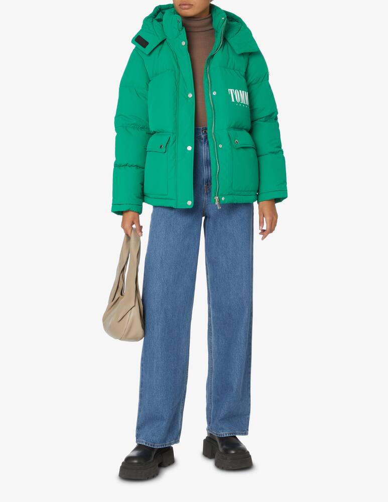 rinascente Tommy Jeans Giacca over imbottita con cappuccio - Verde