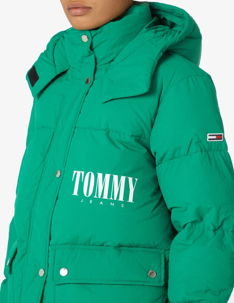 rinascente Tommy Jeans Giacca over imbottita con cappuccio - Verde