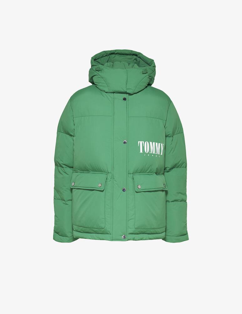 rinascente Tommy Jeans Giacca over imbottita con cappuccio - Verde