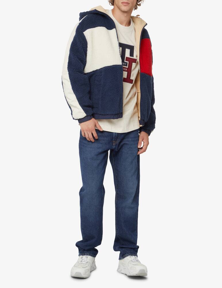 rinascente Tommy Jeans Sherpa reversibile jacket - Blue