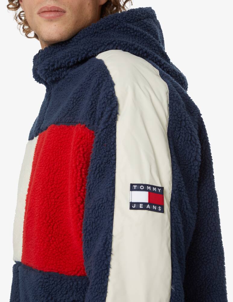 rinascente Tommy Jeans Sherpa reversibile jacket - Blue