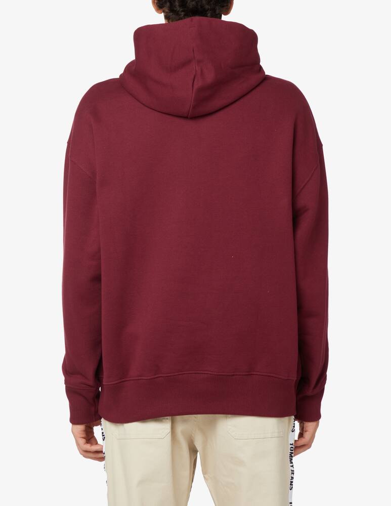 rinascente Tommy Jeans Cotton hoodie - bordeaux