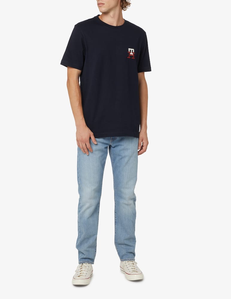 rinascente Tommy Hilfiger Logo essential monogram t-shirt - Blue