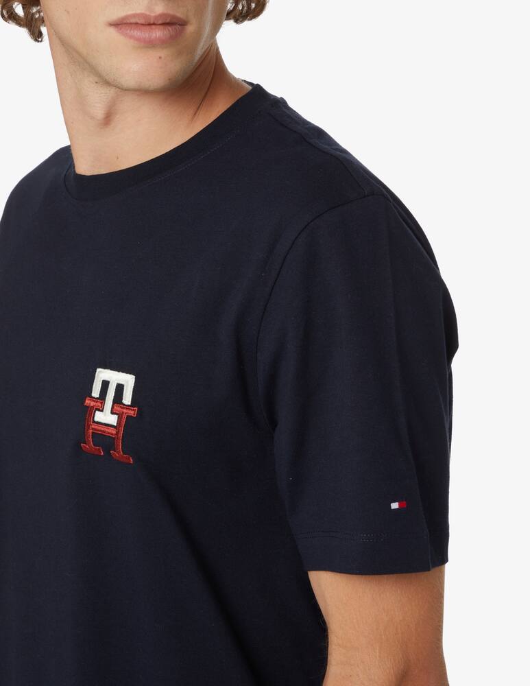 rinascente Tommy Hilfiger Logo essential monogram t-shirt - Blue