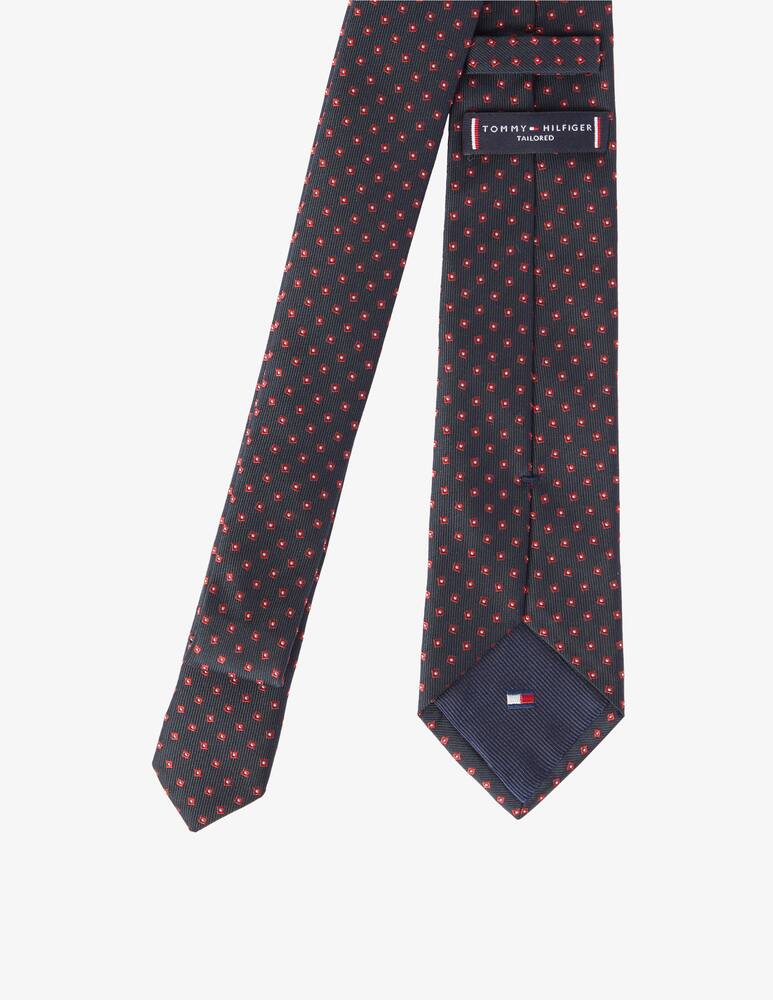 rinascente Tommy Hilfiger Cravatta in seta con grafica - Viola