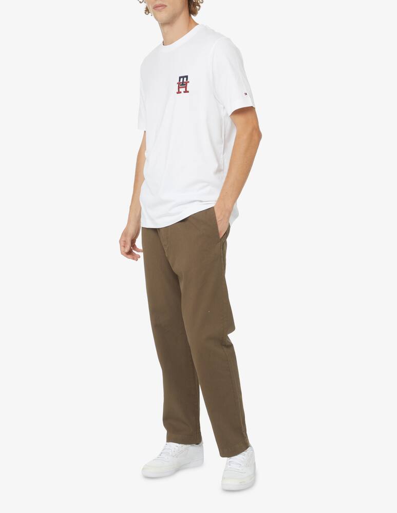 rinascente Tommy Hilfiger Logo essential monogram t-shirt - White