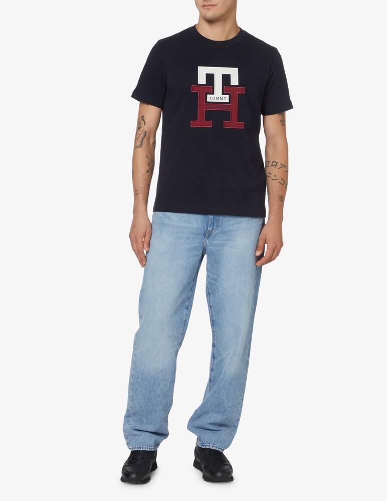 rinascente Tommy Hilfiger Maglietta manica corta logo lux monogram - Blu