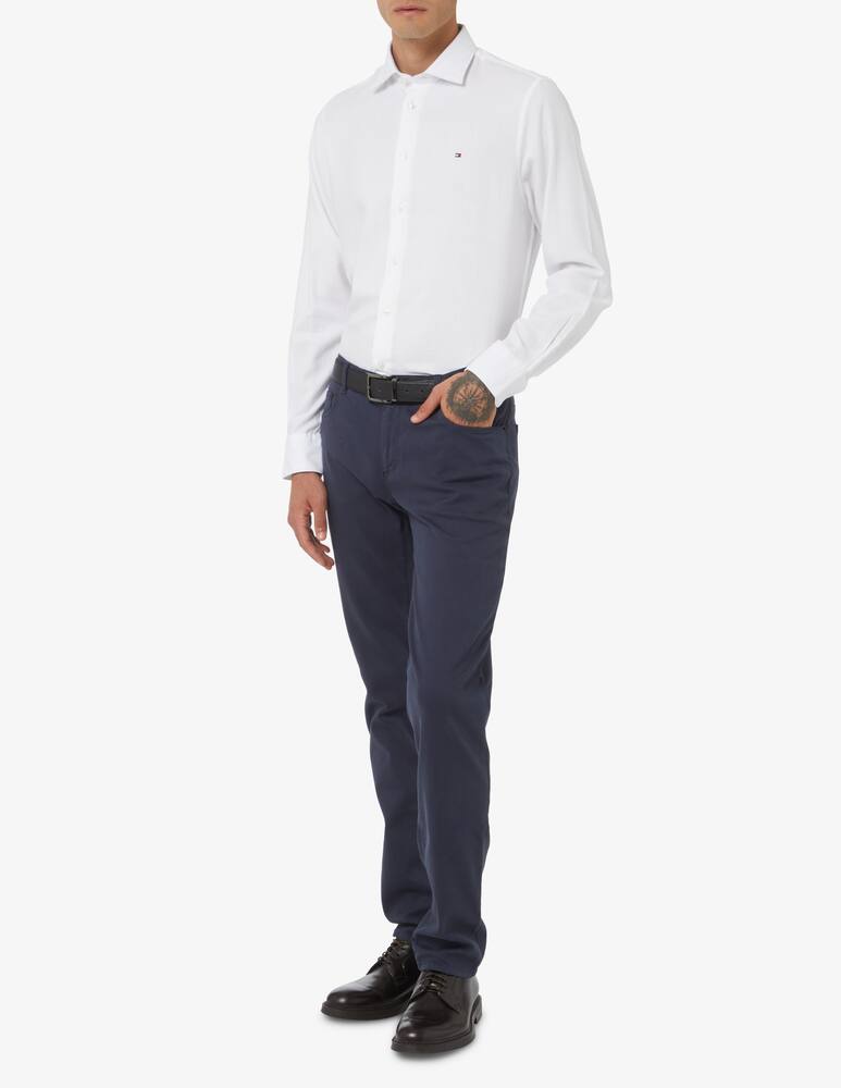 rinascente Tommy Hilfiger Camicia struttura contrasto regular - Bianco