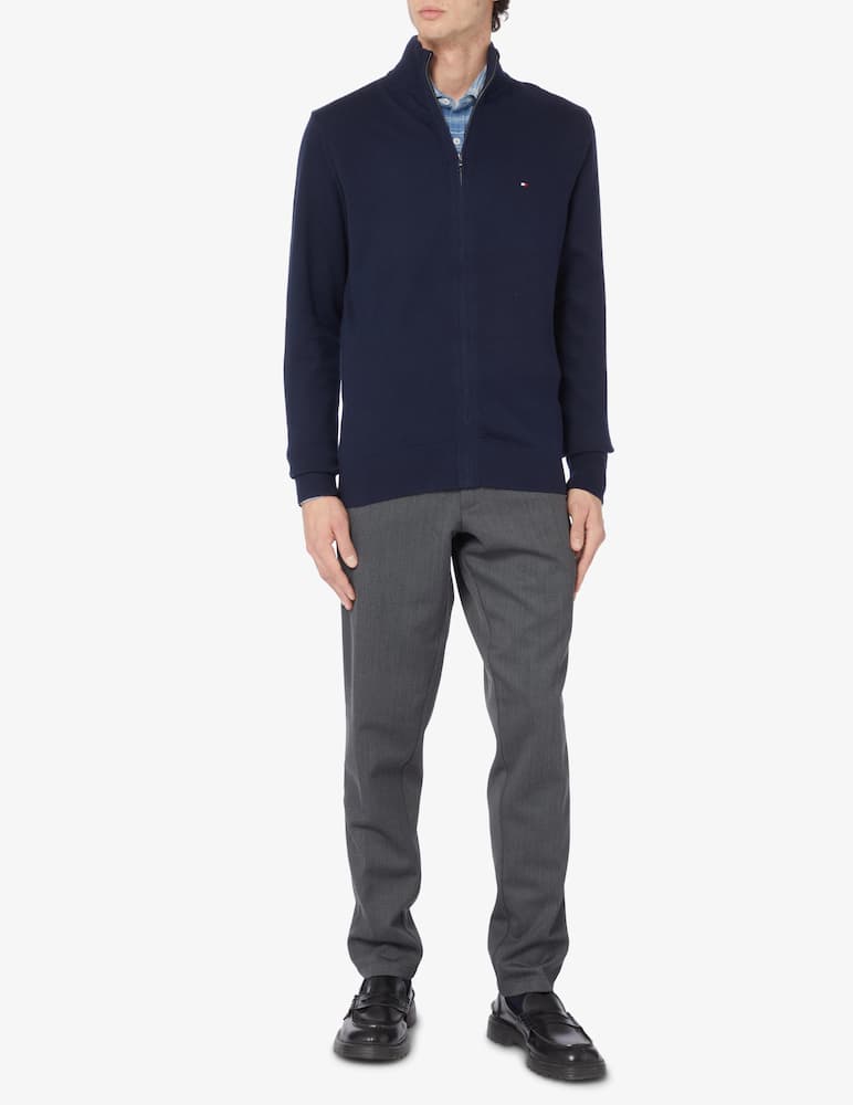Tommy Hilfiger Cardigan con zip cotone e cashmere - immagine 3 Tommy Hilfiger Cardigan con zip cotone e cashmere - immagine 3