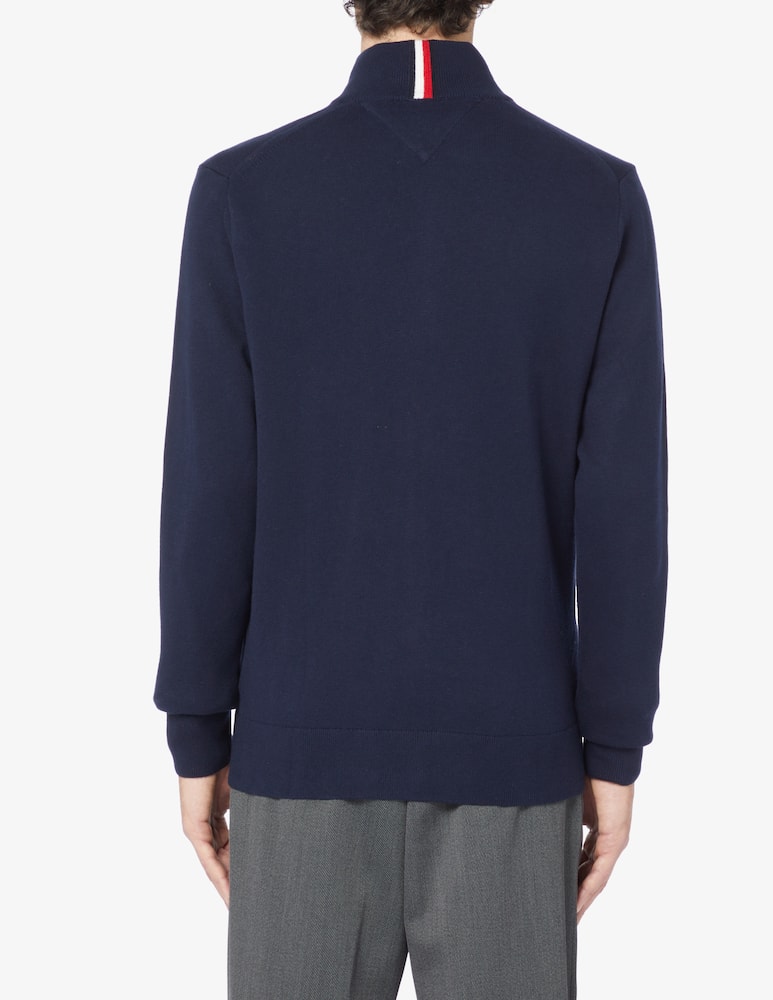 rinascente Tommy Hilfiger Cardigan con zip cotone e cashmere