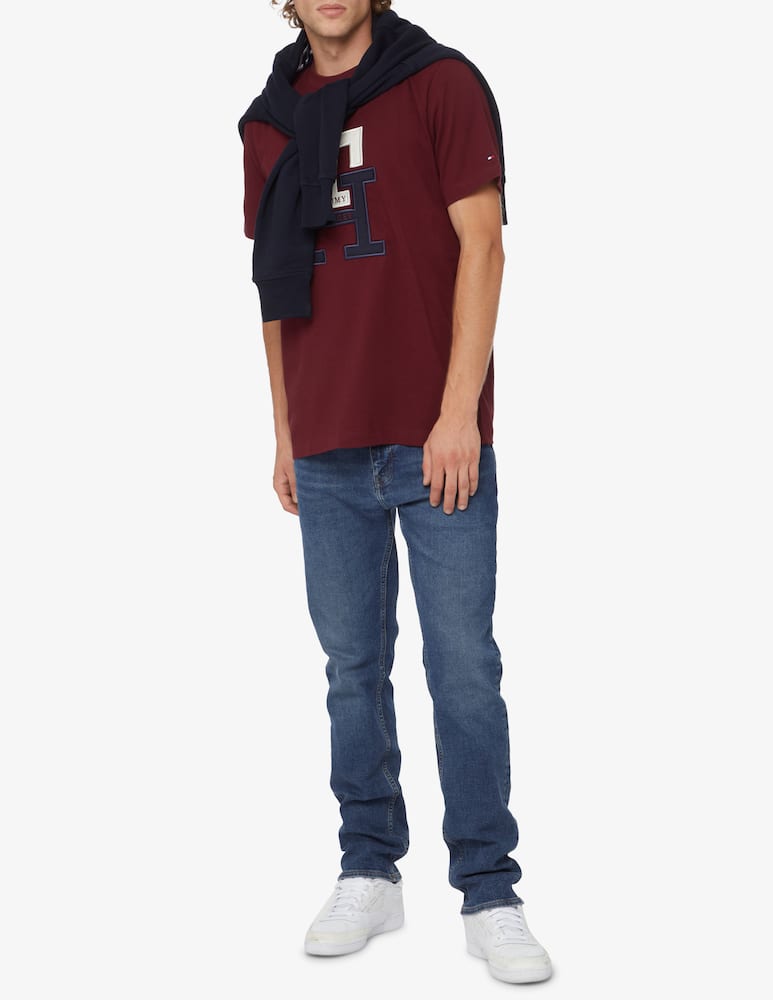 rinascente Tommy Hilfiger Maglietta manica corta logo lux monogram - Rosso