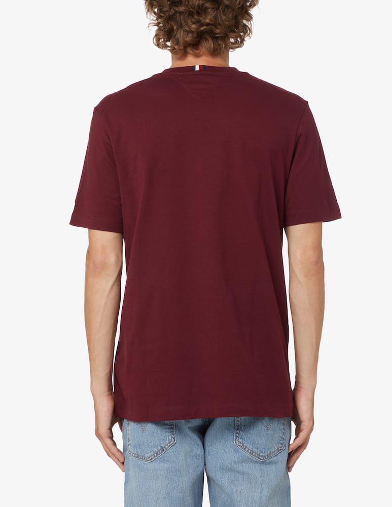 Tommy Hilfiger Maglietta manica corta logo essential monogram - Rosso - immagine 3 Tommy Hilfiger Maglietta manica corta logo essential monogram - Rosso - immagine 3