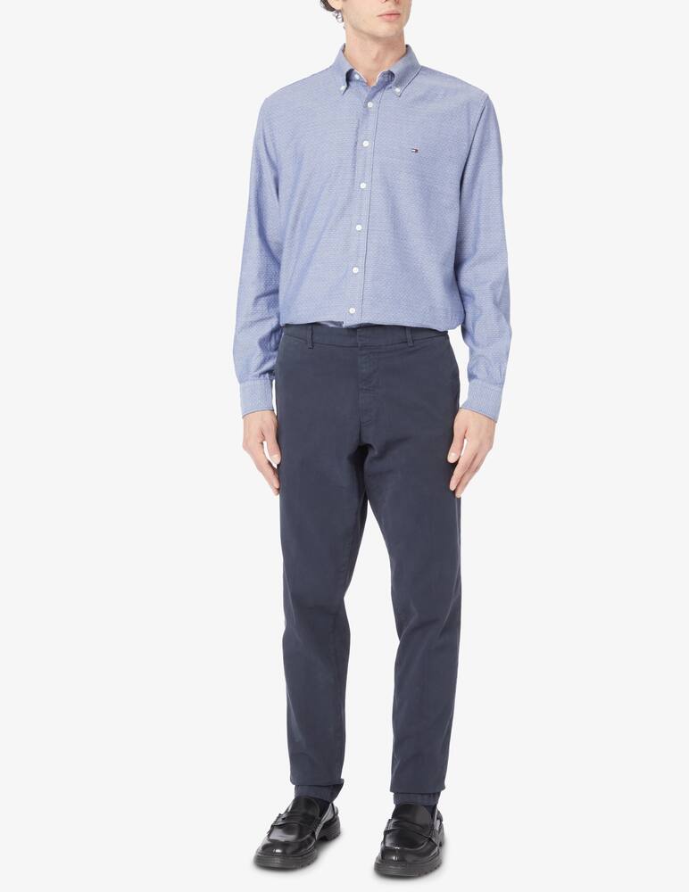 rinascente Tommy Hilfiger Camicia manica lunga oxford dobby - Blu