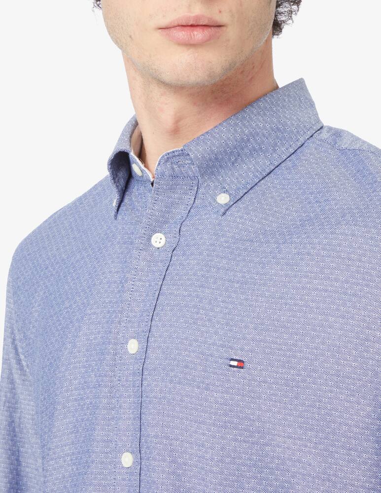 rinascente Tommy Hilfiger Camicia manica lunga oxford dobby - Blu