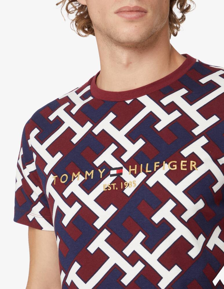 Tommy Hilfiger Maglietta manica corta monogram ao - Multicolor - immagine 4 Tommy Hilfiger Maglietta manica corta monogram ao - Multicolor - immagine 4