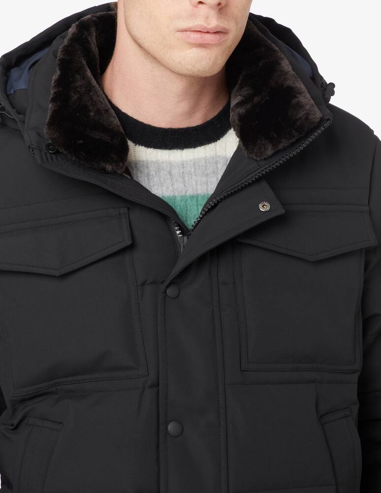 rinascente Tommy Hilfiger Utility hooded bomber jacket - Black