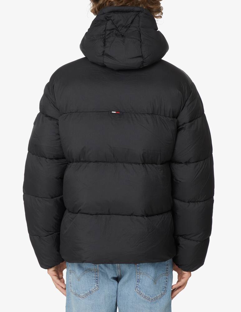 rinascente Tommy Hilfiger Puffer hooded jacket - Black
