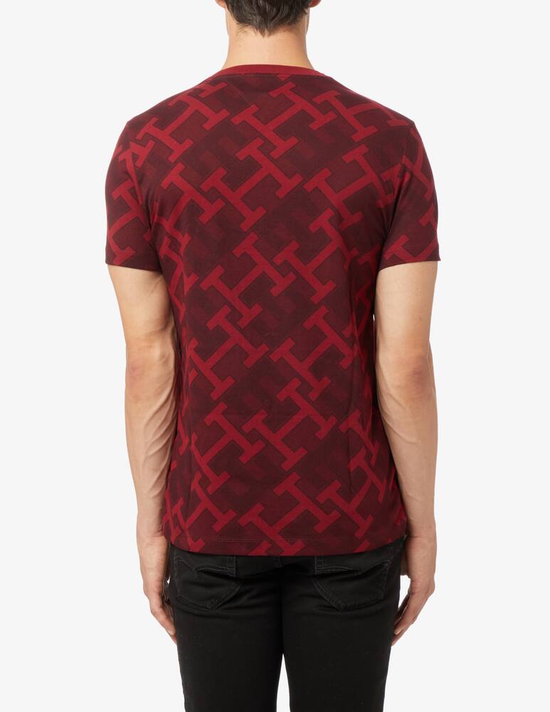 rinascente Tommy Hilfiger Maglietta manica corta monogram ao - Rosso