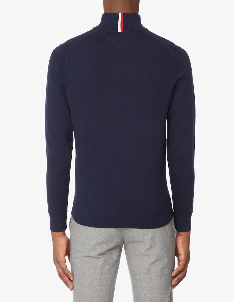 Tommy Hilfiger Maglia con zip in cotone e cashmere - immagine 3 Tommy Hilfiger Maglia con zip in cotone e cashmere - immagine 3