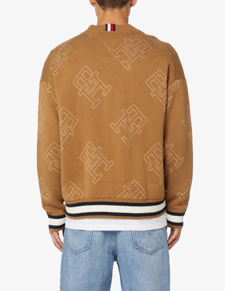 rinascente Tommy Hilfiger Monogram cotton cardigan - Brown