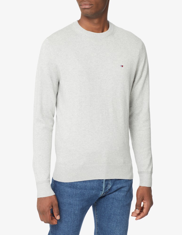 Tommy Hilfiger Maglia girocollo in cotone e cashmere - immagine 1 Tommy Hilfiger Maglia girocollo in cotone e cashmere - immagine 1