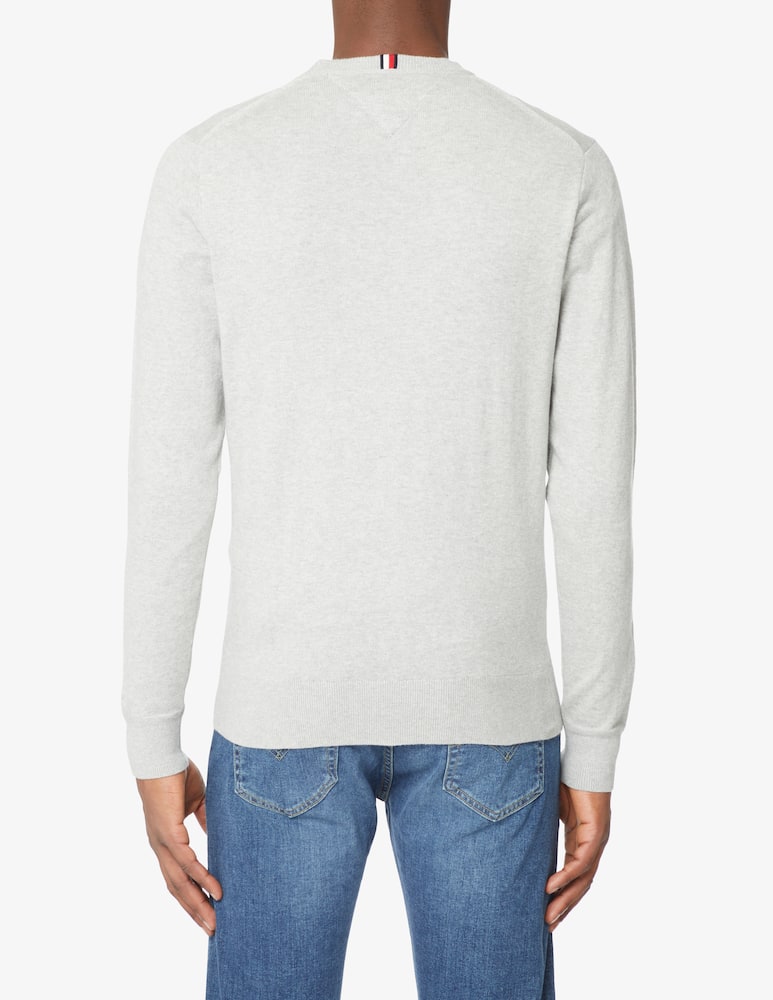 Tommy Hilfiger Maglia girocollo in cotone e cashmere - immagine 3 Tommy Hilfiger Maglia girocollo in cotone e cashmere - immagine 3