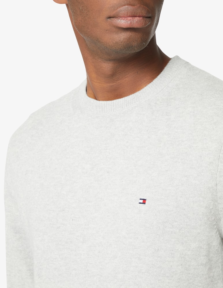 Tommy Hilfiger Maglia girocollo in cotone e cashmere - immagine 4 Tommy Hilfiger Maglia girocollo in cotone e cashmere - immagine 4