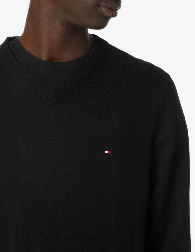 Tommy Hilfiger Maglia pima cotone cashmere - immagine 4 Tommy Hilfiger Maglia pima cotone cashmere - immagine 4