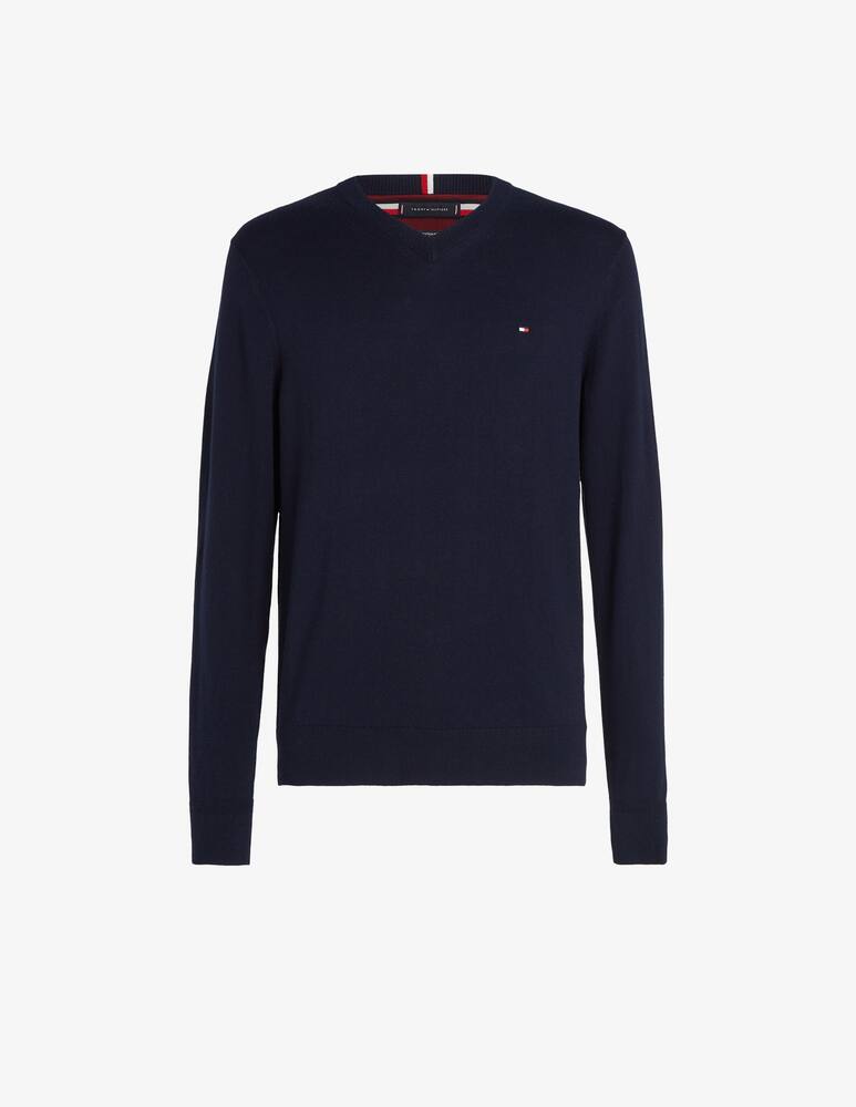 rinascente Tommy Hilfiger Maglia scollo a v cotone e cashmere