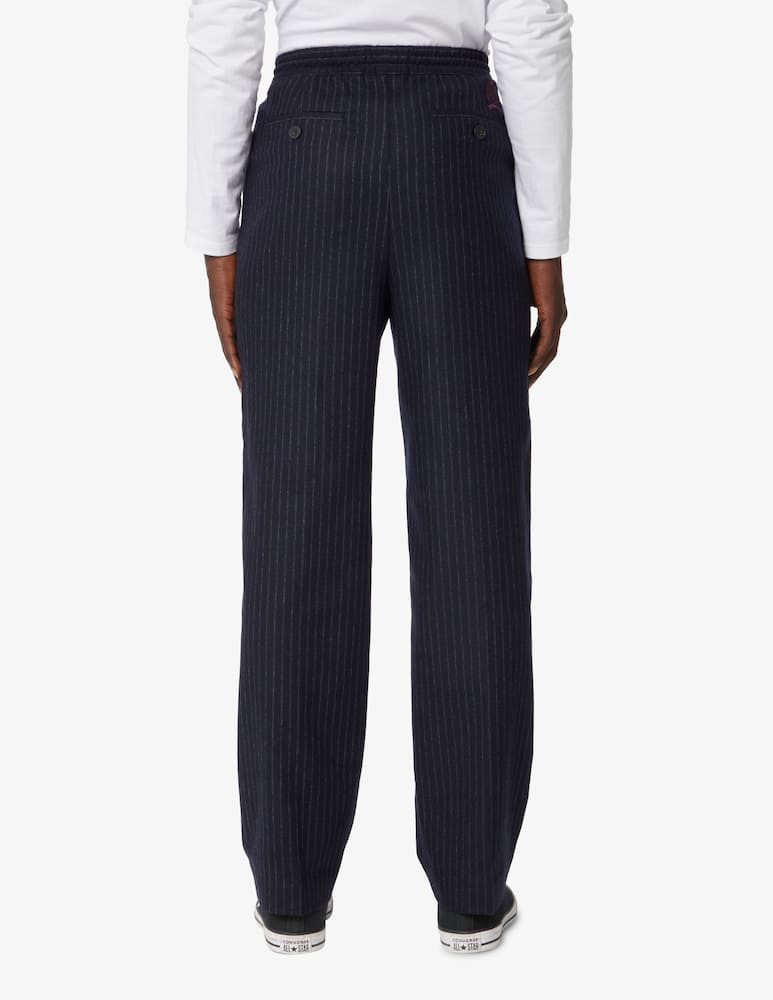 rinascente Tommy Hilfiger Pinstripe pants coulisse - Blue
