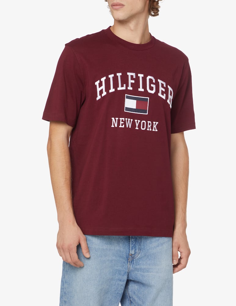 rinascente Tommy Hilfiger Maglietta manica corta logo varsity - Rosso