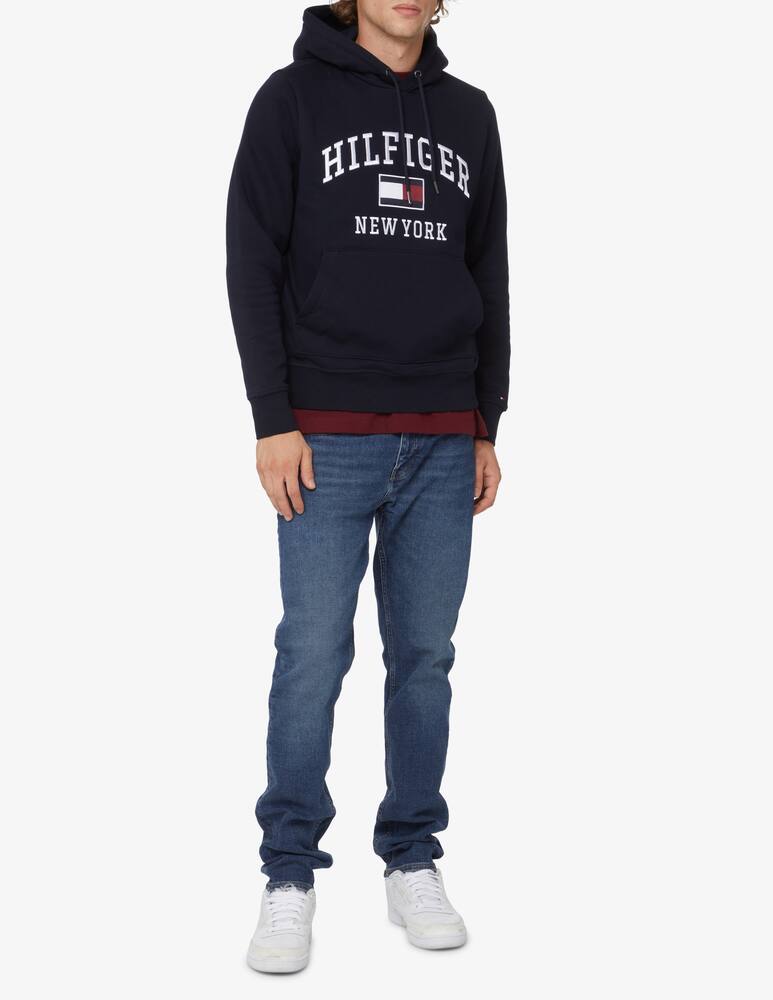 rinascente Tommy Hilfiger Felpa con cappuccio logo varsity - Blu