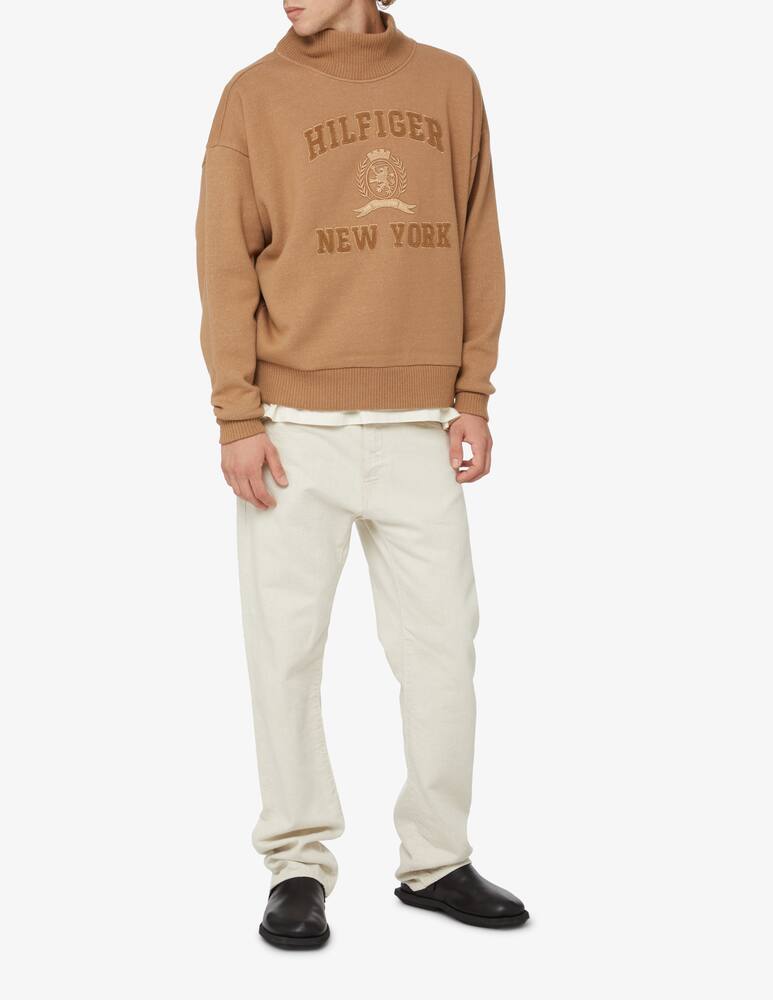 rinascente Tommy Hilfiger Maglia mock neck essentials  - Marrone