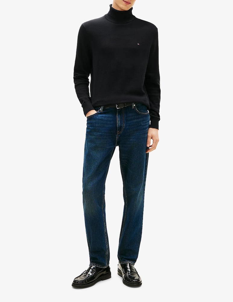 Tommy Hilfiger Turtleneck pima cotton jumper - picture 2 Tommy Hilfiger Turtleneck pima cotton jumper - picture 2