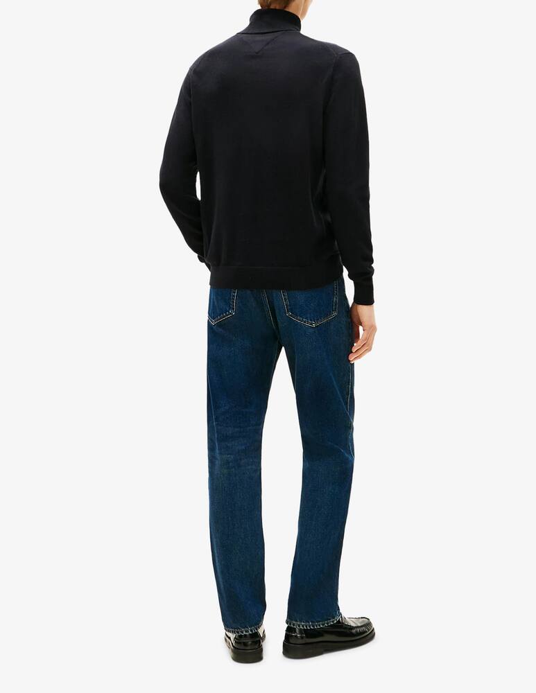 Tommy Hilfiger Turtleneck pima cotton jumper - picture 3 Tommy Hilfiger Turtleneck pima cotton jumper - picture 3