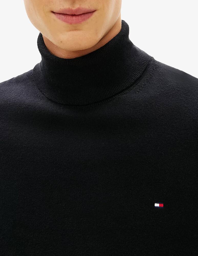 Tommy Hilfiger Turtleneck pima cotton jumper - picture 4 Tommy Hilfiger Turtleneck pima cotton jumper - picture 4
