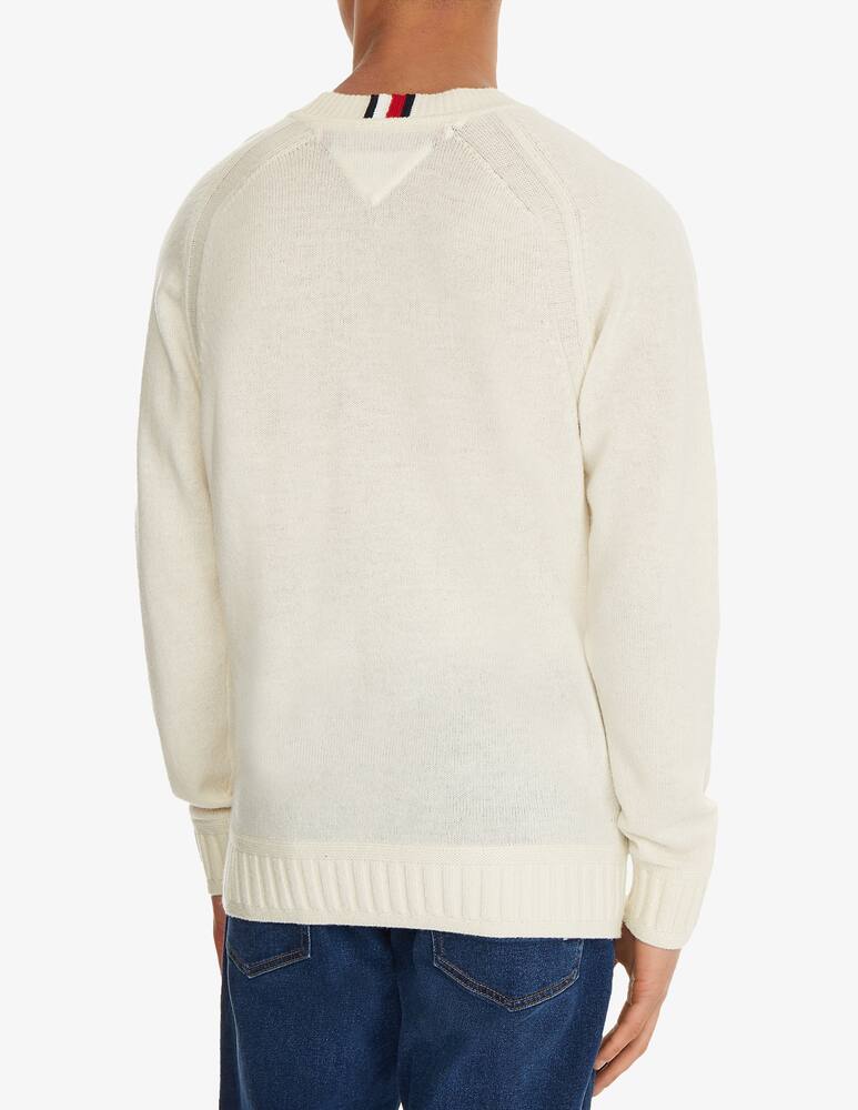 rinascente Tommy Hilfiger Maglia girocollo in lana - Bianco