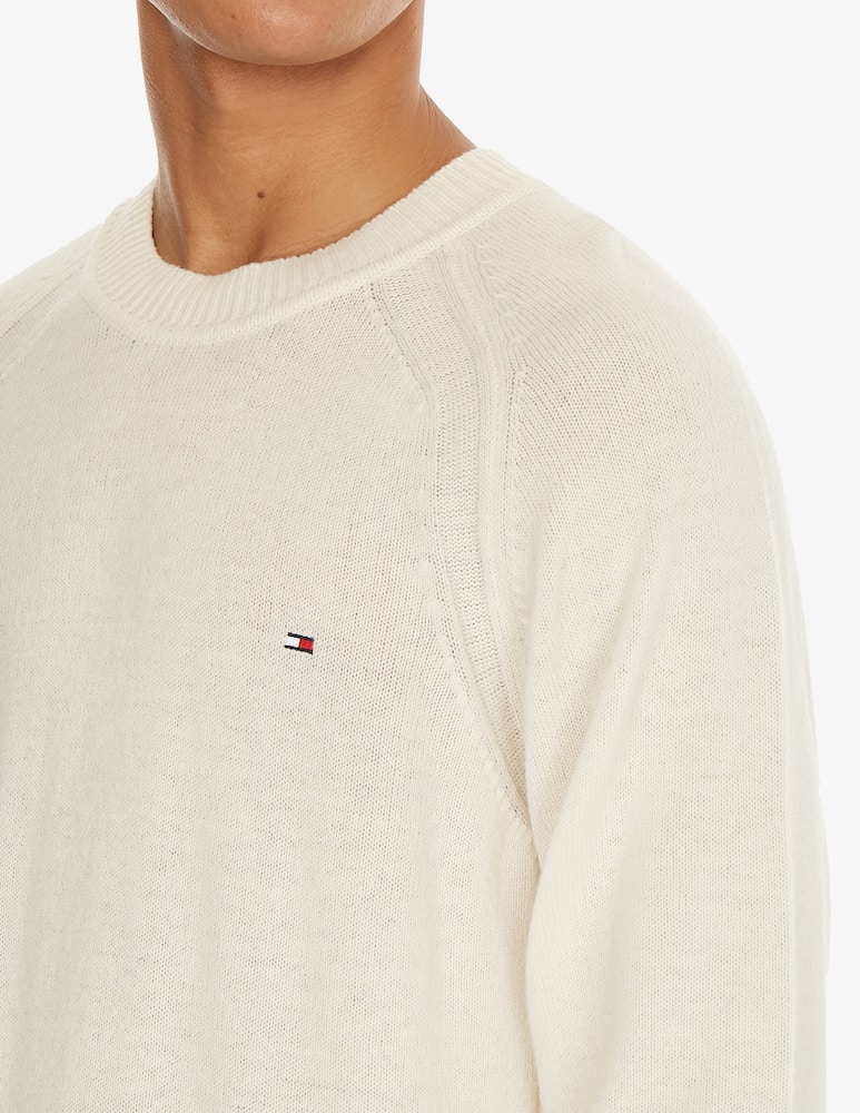 rinascente Tommy Hilfiger Maglia girocollo in lana - Bianco